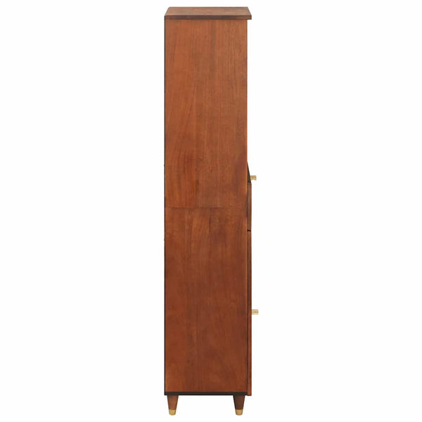vidaXL Sideboard with Shelf Brown 38 x 33.5 x 160 cm Solid Mango Wood