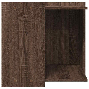vidaXL Cat Litter Box Oak Effect 53x53x51 cm Engineered Wood