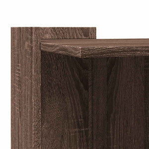 vidaXL Cat Litter Box Oak Effect 53x53x51 cm Engineered Wood
