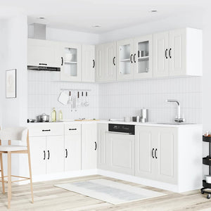 11-teiliges Küchenschrank-Set Weiß