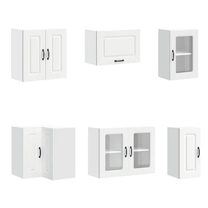 11-teiliges Küchenschrank-Set Weiß