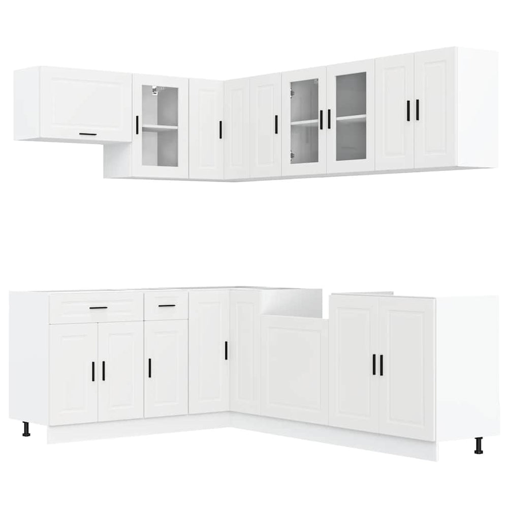 11-teiliges Küchenschrank-Set Porto Weiß