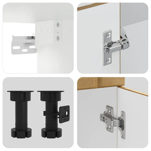 14-tlg. Küchenschrank Set Artisan Eiche