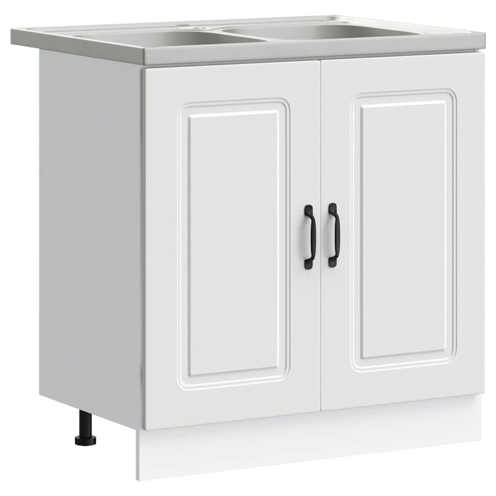 Küchenschrank Kalmar Weiß 80cm