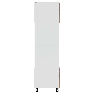 vidaXL Base Cabinet for Cooktop 2 pcs. Lucca Smoked Oak Engineered Wood