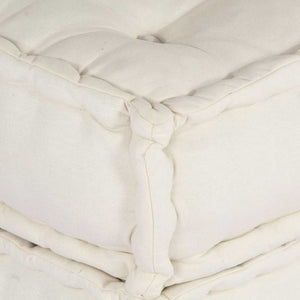 Modulare Sofagarnitur Creme Stoff 2-teilig