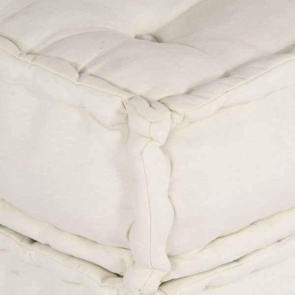 Modulare Sofagarnitur Creme Stoff 2-teilig