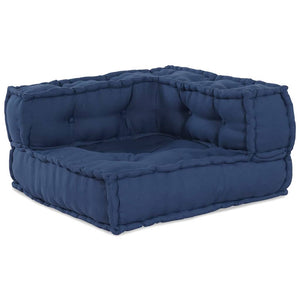 Modulare Sofagarnitur Indigo Stoff 2-teilig