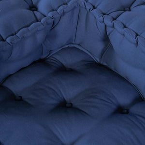 Modulare Sofagarnitur Indigo Stoff 3-teilig