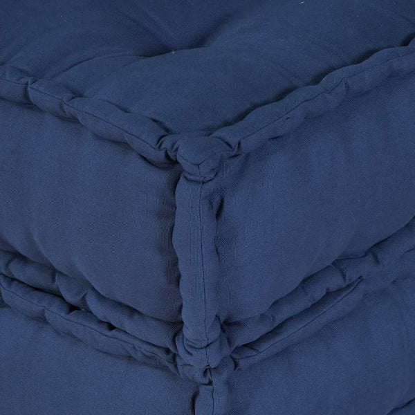 Modulare Sofagarnitur Indigo Stoff 2-teilig