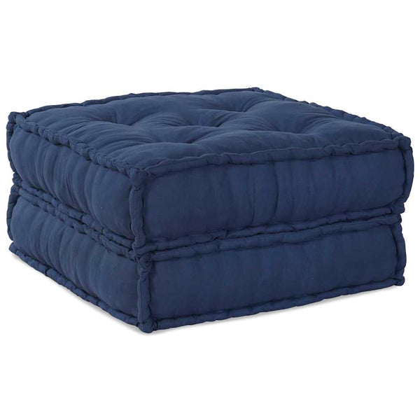 Modulare Sofagarnitur Indigo Stoff 2-teilig