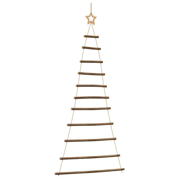 Hängender Weihnachtsbaum Naturzweig mit Stern