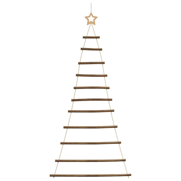 Hängender Weihnachtsbaum Naturzweig mit Stern