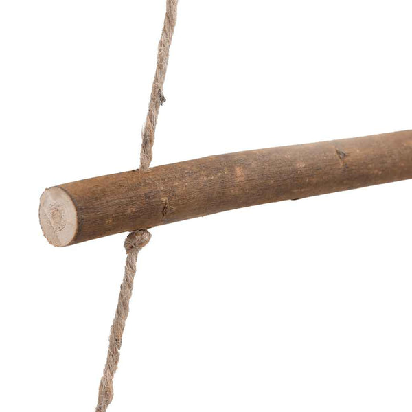Hängender Weihnachtsbaum Naturzweig mit Stern