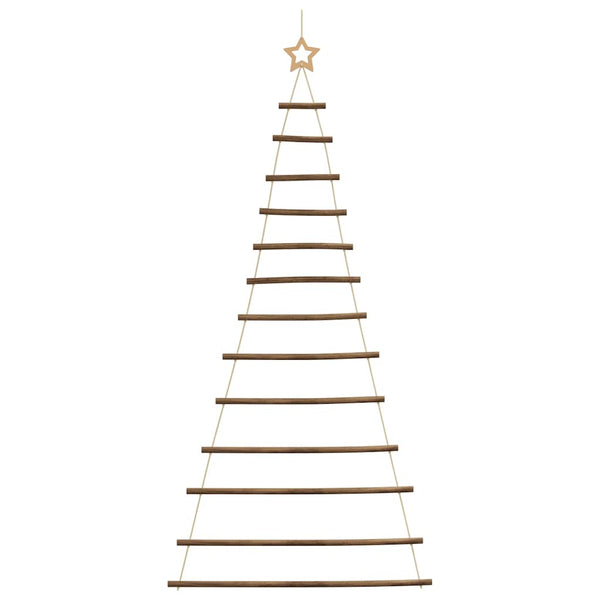 Hängender Weihnachtsbaum Naturzweig mit Stern