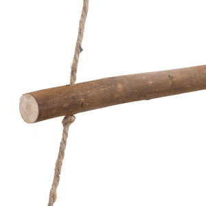 Hängender Weihnachtsbaum Naturzweig mit Stern