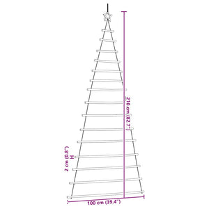 Hängender Weihnachtsbaum mit Stern