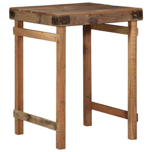 Esstisch Braun Recyceltes Massivholz 60x55x76 cm