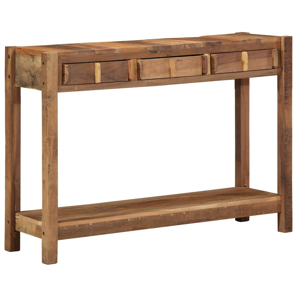 Konsolentisch Braun Massivholz 107cm