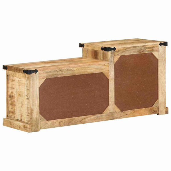 Bank mit Schubladen Braun Mango Holz