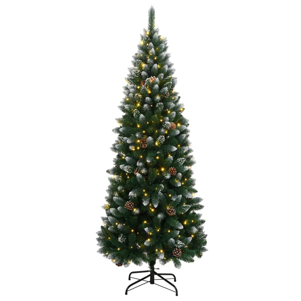 vidaXL Artificial Christmas Tree with 300 LEDs 180 cm