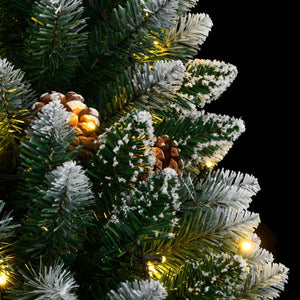 vidaXL Artificial Christmas Tree with 300 LEDs 180 cm