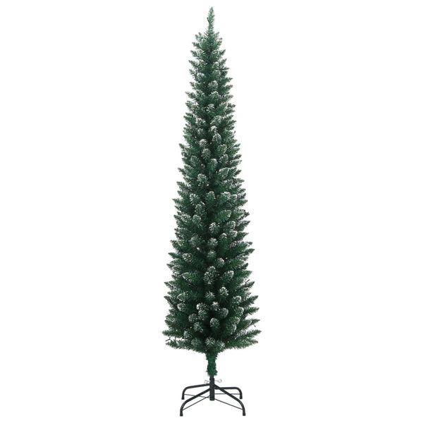 vidaXL Slim Artificial Christmas Tree 150 LEDs 120 cm
