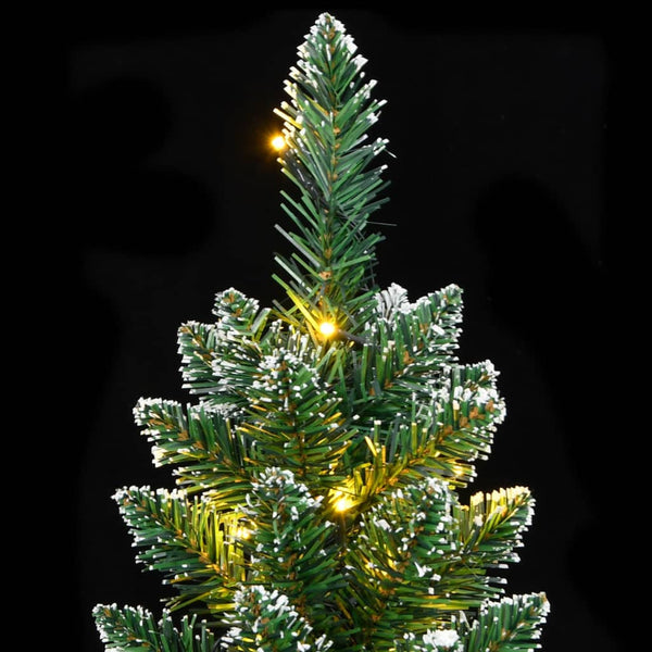 vidaXL Slim Artificial Christmas Tree 150 LEDs 120 cm