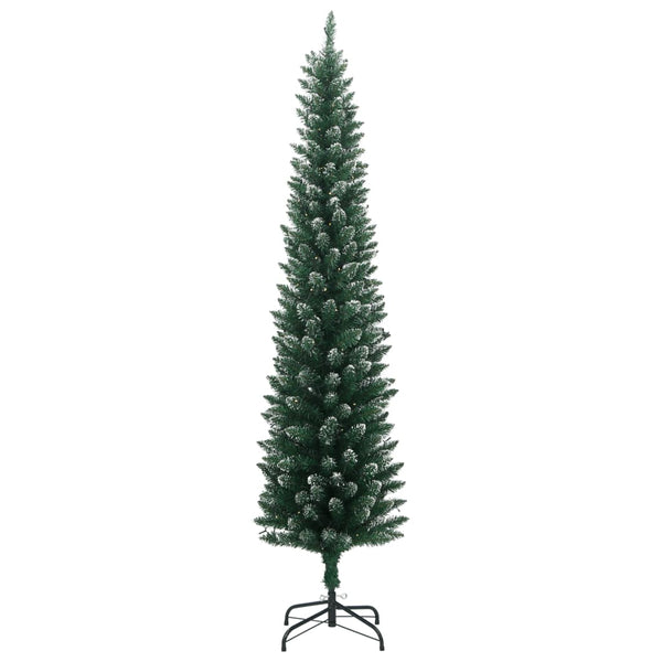 vidaXL Slim Artificial Christmas Tree 150 LEDs 150 cm