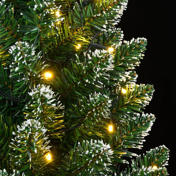 vidaXL Slim Artificial Christmas Tree 150 LEDs 150 cm
