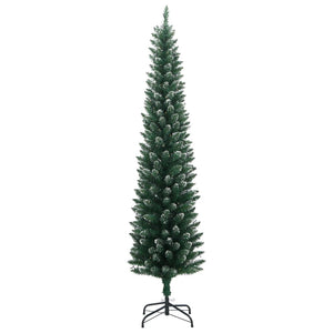vidaXL Slim Artificial Christmas Tree 300 LEDs 180 cm