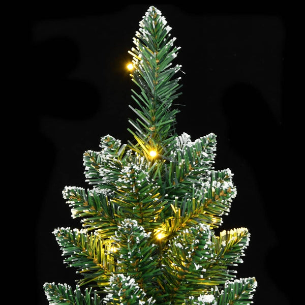 vidaXL Slim Artificial Christmas Tree 300 LEDs 180 cm