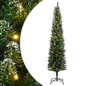 vidaXL Slim Artificial Christmas Tree 300 LEDs 210 cm