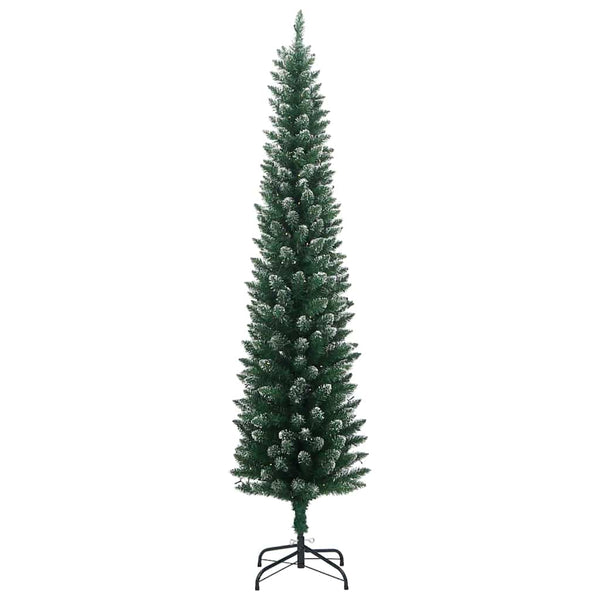 vidaXL Slim Artificial Christmas Tree 300 LEDs 210 cm