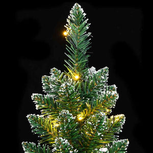 vidaXL Slim Artificial Christmas Tree 300 LEDs 210 cm