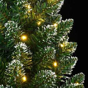 vidaXL Slim Artificial Christmas Tree 300 LEDs 210 cm