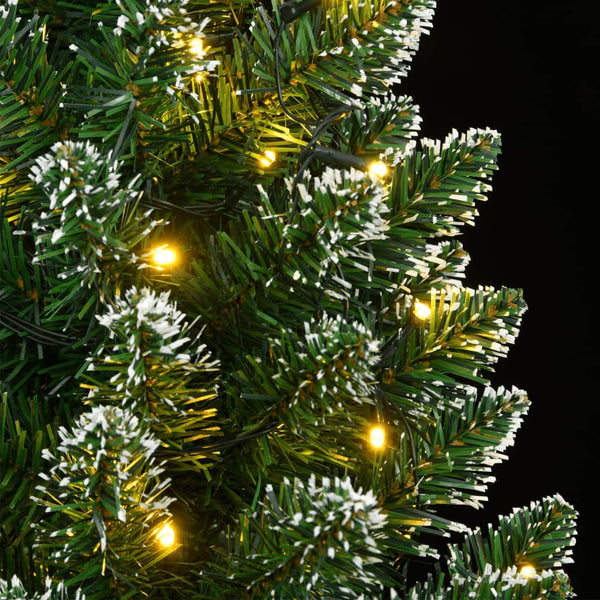 vidaXL Slim Artificial Christmas Tree 300 LEDs 240 cm