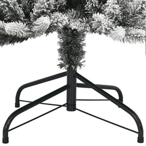vidaXL Artificial Christmas Tree with Snow 150 LEDs 120 cm
