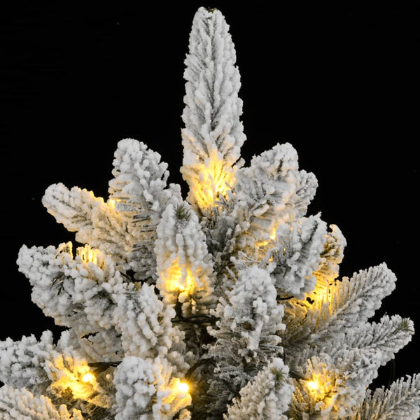 vidaXL Artificial Christmas Tree with Snow 150 LEDs 150 cm