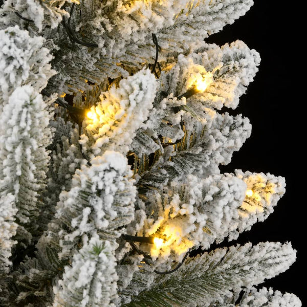 vidaXL Artificial Christmas Tree with Snow 300 LEDs 180 cm