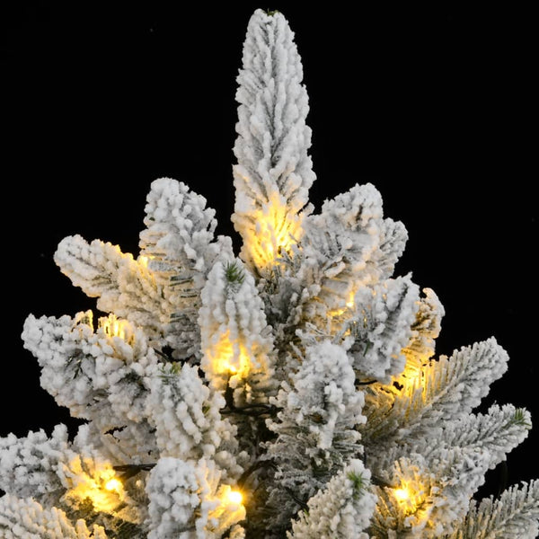 vidaXL Artificial Christmas Tree with Snow 300 LEDs 210 cm