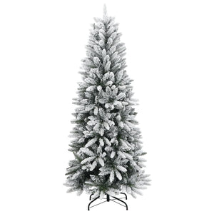 vidaXL Artificial Christmas Tree with Snow 300 LEDs 240 cm