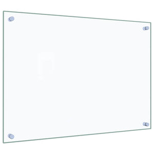 Küchenrückwand Hartglas Transparent 70x50cm 2er Set