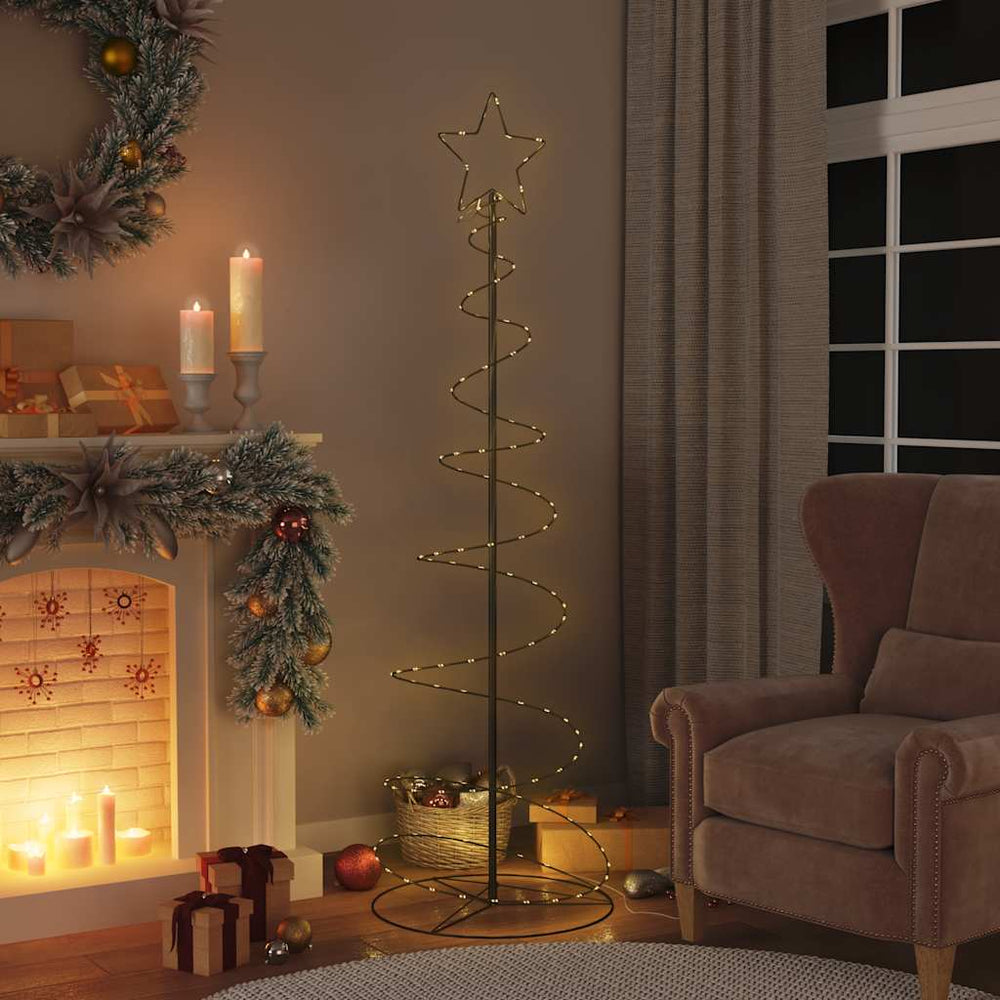 vidaXL LED Christmas Tree 120 LEDs Warm White 180 cm