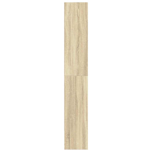 vidaXL Sonoma Oak Bookcase 80x30x189 cm Engineered Wood