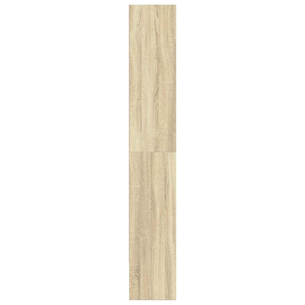 vidaXL Sonoma Oak Bookcase 80x30x189 cm Engineered Wood