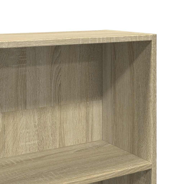 vidaXL Sonoma Oak Bookcase 80x30x189 cm Engineered Wood