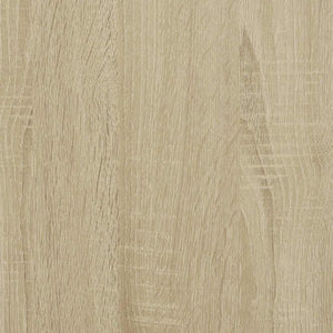vidaXL Sonoma Oak Bookcase 80x30x189 cm Engineered Wood