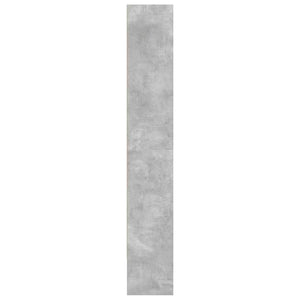 vidaXL Bookcase Concrete Grey 80x30x189 cm Engineered Wood
