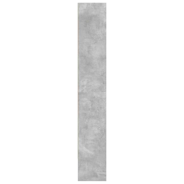 vidaXL Bookcase Concrete Grey 80x30x189 cm Engineered Wood